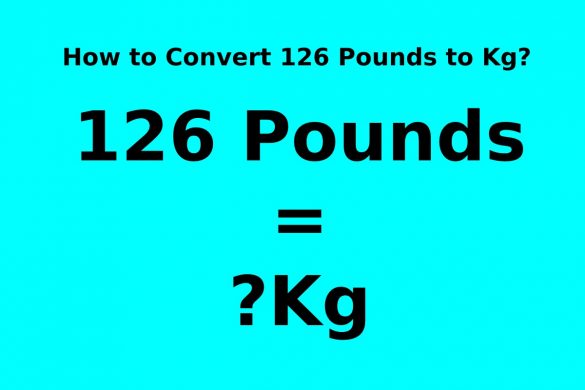 126 Pounds to Kg
