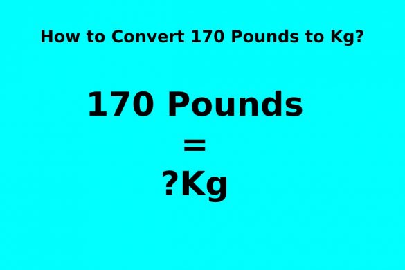 170 Pounds to Kg