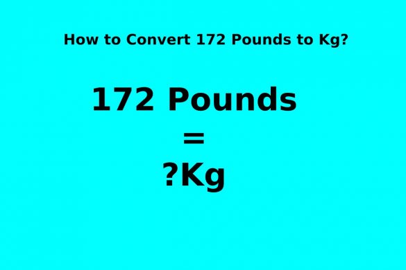 172 Pounds to Kg